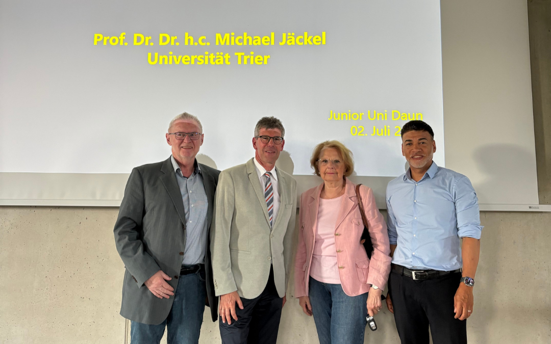 Vortragsreihe der Junior Uni Daun: Prof. Dr. Dr. hc Michael Jäckel zu Gast